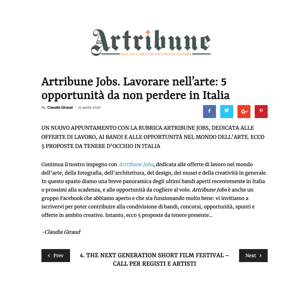 artribune-21-04-2020